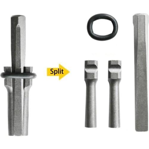 203F 10 Pack Heavy Duty Wedge & Feather Shims 5/8 Inch Plug Shim & Wedge Concrete Rock Stone Splitter Hand Tool