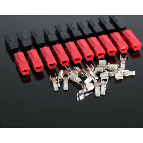 10Pairs X 30A 45A 600V PP30 Power Connector Plug Red Black PP30 & 20pcs Contacts For Solar Caravan Boat