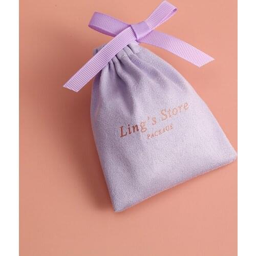 100 Jewelry Packaging Pouch Custom Logo Print Wedding Favor Pouch Brooch Ring Earrings Watch Packaging Bags Bulk Free Shipping