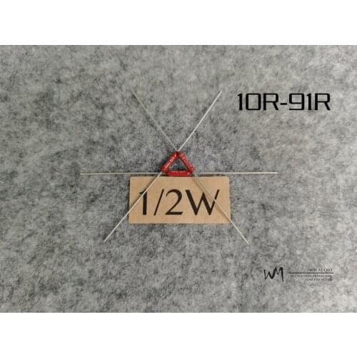 10R-91R 1/2W Fever Grade HiFi Audio Resistance Full Range of High Precision-low Temperature Drift-no Sense
