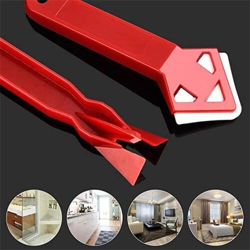 2 Pcs set Mini HandmadeBeautiful seam Tools Scraper Utility Practical Floor Cleaner Tile Cleaner Surface Glue Residual Shovel