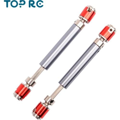 2pcs 110-138mm Metal CVD Drive Shaft for 1/10 RC Rock Crawler Axial SCX10 D90
