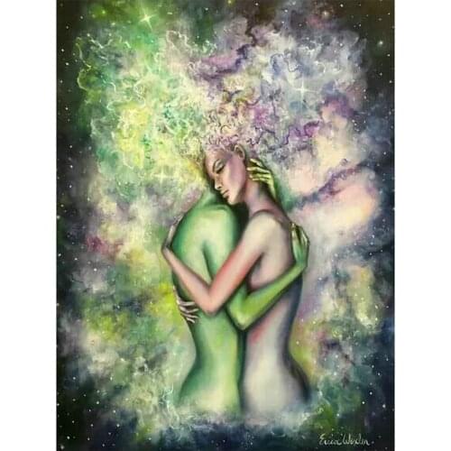 5d diy diamond painting couple landscape full square / round drill 3d diamond mosaic diamond embroidery sticker