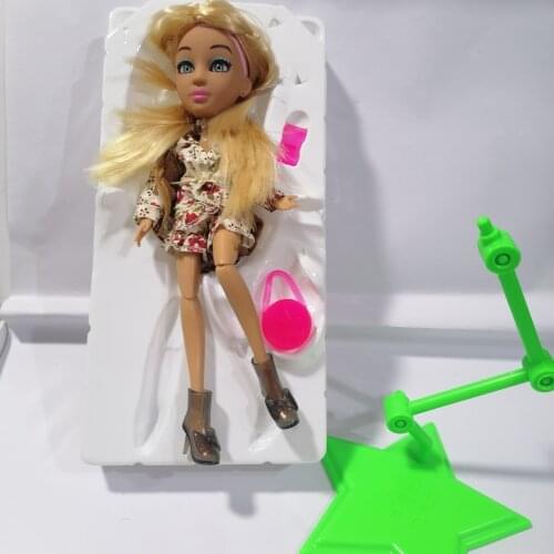 For American Doll Accessories Body Joints Clothes Move African Black Girl Gift Pretend Toy Baby Bate Doll Fashion Dress