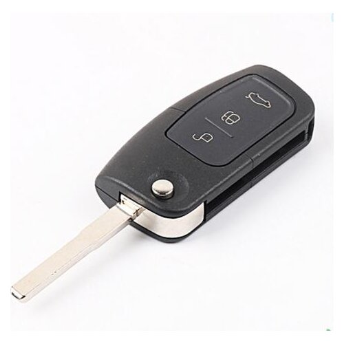 Free shipping for 3 buttons flip folding remote key shell for Ford Focus