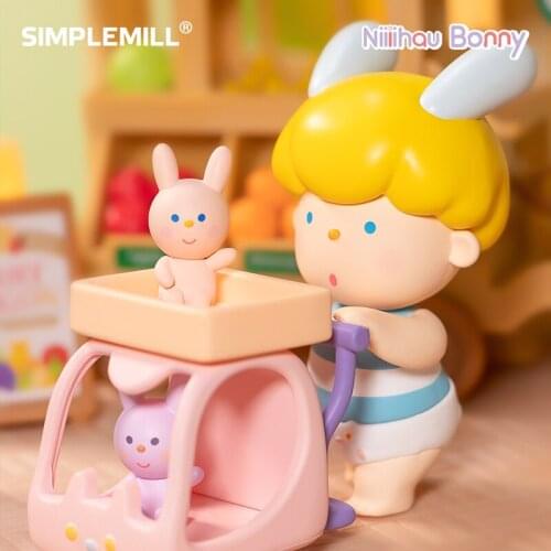 Bonny Lonely Island Blind Box Toys Guess Bag Caja Ciega Blind Bag Toys Anime Figures Cute Desktop Model Birthday Gift For Girls