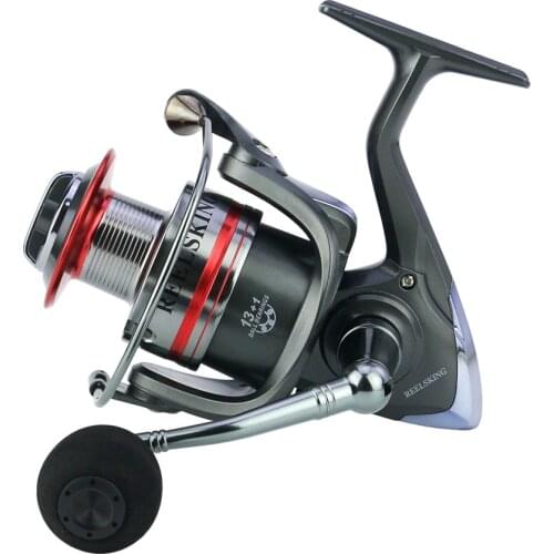 Fishing Coil Multiplier REELSKING SR1000-7000 13+1BB Winter Spinning Fishing Reel Metal Left/Right Hand Fishing Reel Wheels