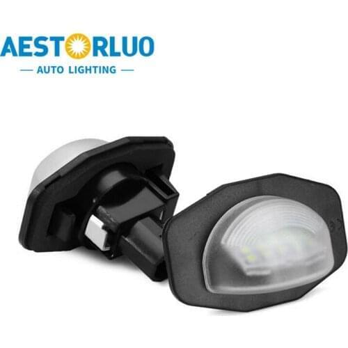 2pcs Error Free Factory Supply LED License Plate Light Lamp For Toyota Alphar Noah/Voxy Es0tima Caldina Corolla White 12V