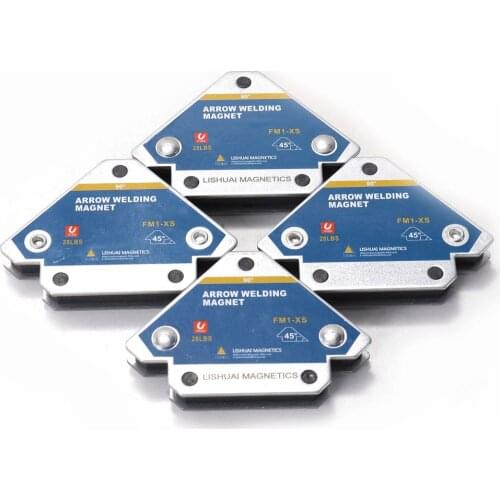 4PCS/Set Magnetic Welding Holders Angle Soldering Arrow Positioner Fixture Ferrite Auxiliary Locator Tools Welding Positioner