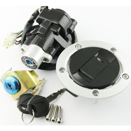 Motorcycle Seat Lock Key Set Fuel Gas Cap Kit Ignition Switch For Suzuki GSX1250F Bandit 1250 2008 2009 2010 2011 37000-18870