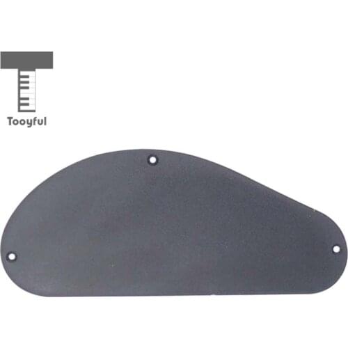 Tooyful Sand Grinding Guitar Pickguard Cavity Cover Back Plate for Guitar Bass Accessory Black