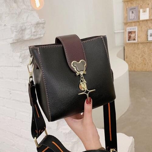 New style ladies handbag high quality PU street ladies shoulder bag large capacity fashion messenger bag brand 2020 female bag