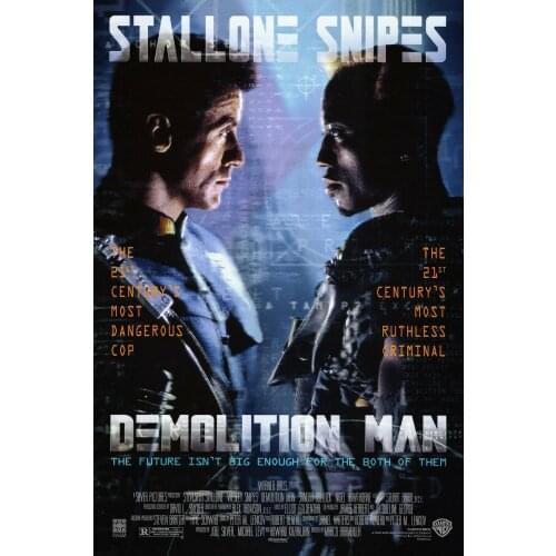 NEW DEMOLITION MAN MOVIE Art print Silk poster Home Wall Decor