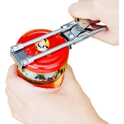 Creative Adjustable Stainless Steel Can Opener Professional Manual Jar Bottle Opener Multifunction Kitchen Accessories Gadgets