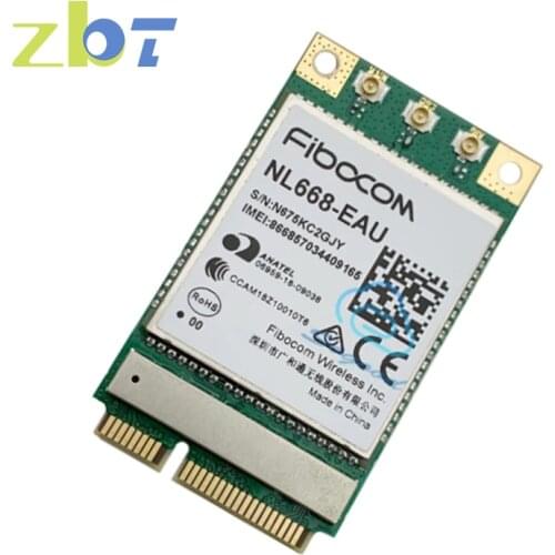 Original Fibocom NL668-EAU NL668-LA NL668-AM Minipcie NL668 4G LTE Cat4 module LTE FDD/TDD GSM/GPRS/EDGE for Europe Australia