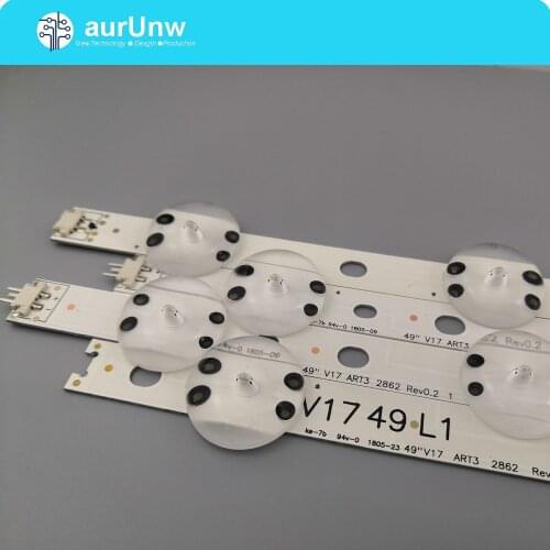 Completo 4 Barras De Led Tv Lg 49uj6565 49uj6525 49uj6565 49uj6585 V17 49 Envio Ja