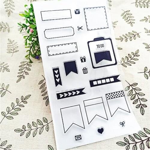 11*20CM Hot sale Square Transparent Clear Stamps / Silicone Seals Roller Stamp for DIY scrapbooking photo album/Card Making