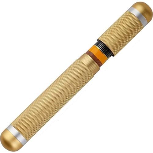Scotte aluminum cigar tube elegant cigar holders 2 colors (Golden)