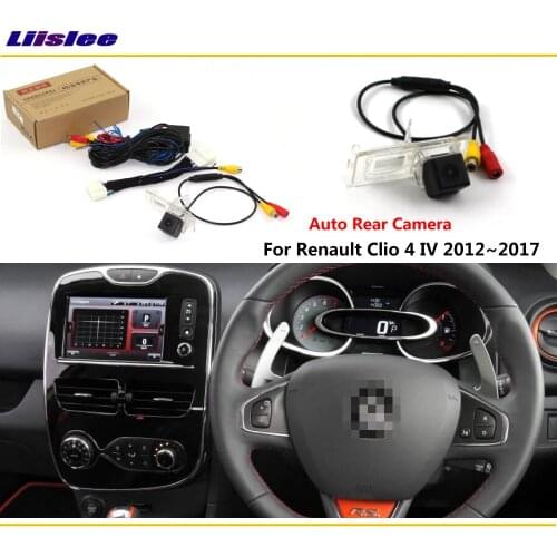 Car Reverse Rear View Camera For Renault Clio 4 MK3 MK4 2012-2018 Accessories Connect Original Factory Screen HD CCD CAM