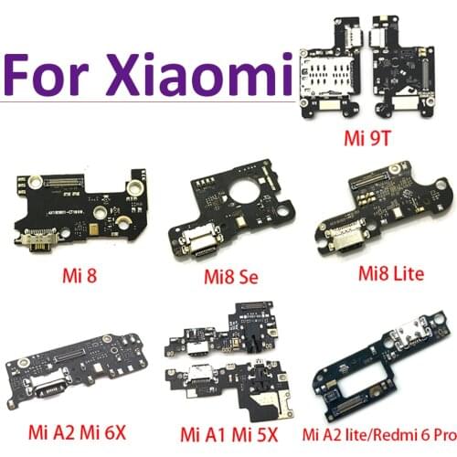 USB Charger Charging Dock Port Connector For Xiaomi Mi 9T A3 A2 A1 9 Se 8 Lite Max 3 Black Shark POCOPHONE F1 Redmi K20 / Mi 9T