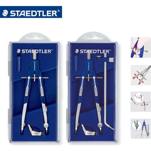 1 pc STAEDTLER 552 01 02 Precision Drawing Metal Pencil Compass Professional Drafting Tools Office Student Supplies