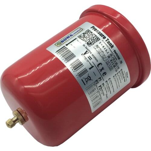 2L carbon steel vertical pressure tank is suitable for small volume heat pump, water chiller or wate temperature machines