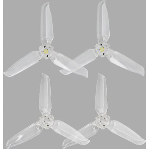 4PCS Three-Blade Propellers Transparent Drone Propellers For DJI FPV Drones Propellers Drone Accessories Dropshipping Hot Sale
