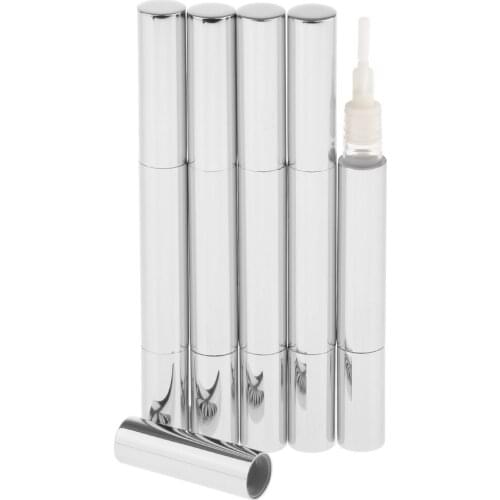 5PCS Empty Twist Pen Lip Balm Oil Container Eyelash Growth Tube Set 3ml/5ml