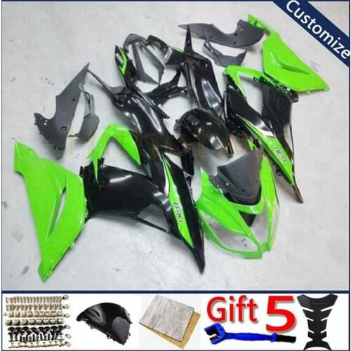 ABS plastic motorcycle fairing For ZX-6R 2013 2014 2015 ZX636 13 14 15 ZX6R motor panels kit Injection mold green black