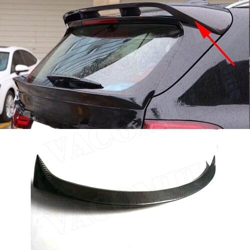 Carbon Fiber / FRP Rear Roof Spoiler Tail Wings For BMW X5 F15 2015-2018 LM Style Trunk Spoiler Car-Styling