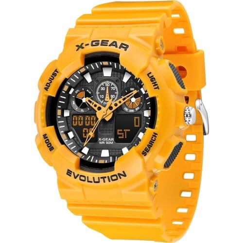 Brand Gshock Men Sports Watches Dual Display Analog Digital LED G Electronic Shock Quartz Wristwatches Waterproof Military Watch