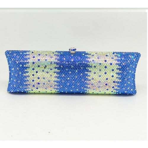 XIYUAN BRAND Diamond Crystal Mini banquet cocktail Evening Party Bag Women Day Clutch Ladies Chain Clutches Purses And Handbag