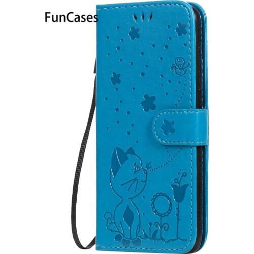 Green Eye Flip Cases For accesorios Huawei Enjoy 8E Cover Holsters Clips Shell sFor case 7S 8 P Smart PU Leather Book Phone capa