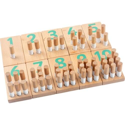 Wooden Math Games And Toys For Teaching Numbers And Counting Educational Toys