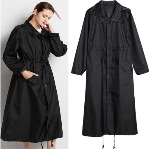 Long Raincoat Women MEN Poncho Waterproof Outdoor Tour Rain Coat Ponchos Jacket Capa De Chuva Chubasqueros size XL