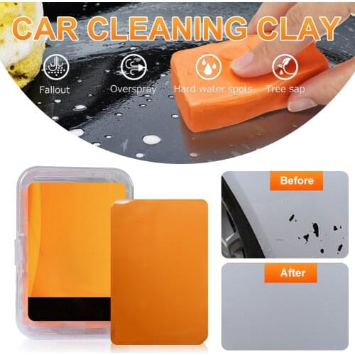 Auto Care Car Wash Detailing Magic Car Truck Clean Clay Bar 110g Remove Rust Oil Stain Non-Scratch Car Body Window Cleaning Tool