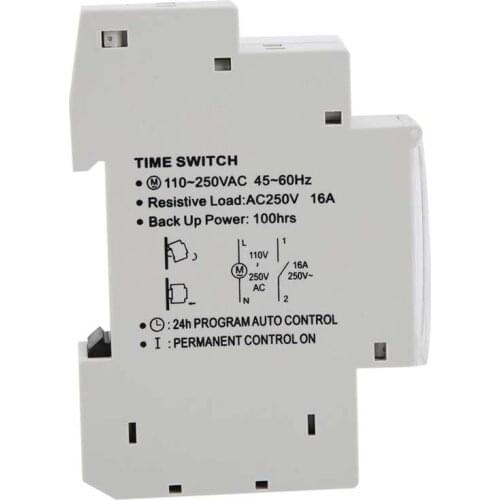 Kitchen Timer SUL180 24-Hour Time Switch High Accuracy Automatic Timer Switch with Indicator Light 110-250V Practical