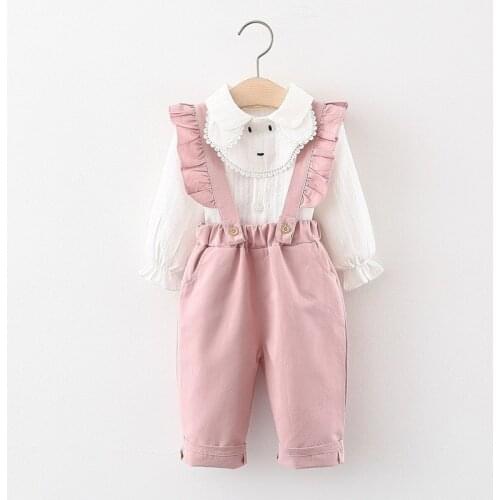 LZH Autumn Clothes For Newborns Baby Sets For Girls 2021 Fashion Kids Suit 1-2-3-4 Years Outfit For Baby Girls Clothing Sets