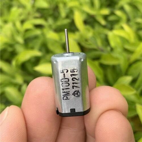 Micro 10mm*12mm N30 Solar Power Precious Metal Brush Motor DC 1.5V 3.7V 5V 14800RPM High Speed Quiet DIY Toy