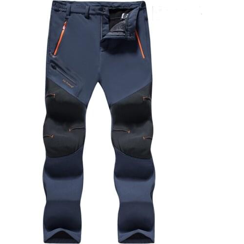 2021 New Outdoor Stretch Storm Pants Mens Wear Resistant Breathable Speed Dry Pants Large Size Mount Climbing Trousers