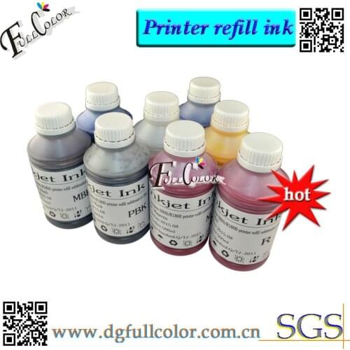 Eco-Solvent CISS Kits For R1800 Ink Refill System 500ml Bottle Per Color Refilling T0540 Ink System