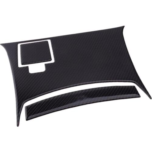 3Pcs Rear Center Console Panel Cover Trim Moulding Car Carbon Fiber Fit for Nissan 350Z 2003 2004 2005 2006 2007 2008 2009