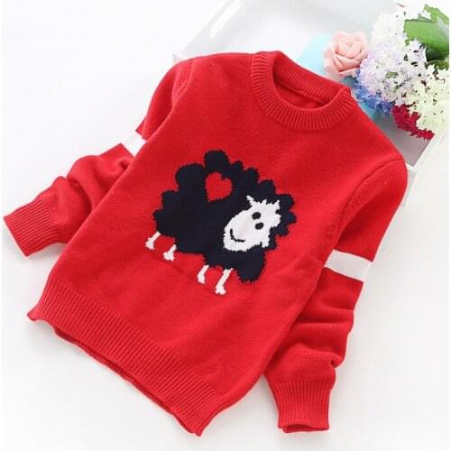 2020 new girls' sweaters 2-8 years children sweaters cotton children clothing Y601