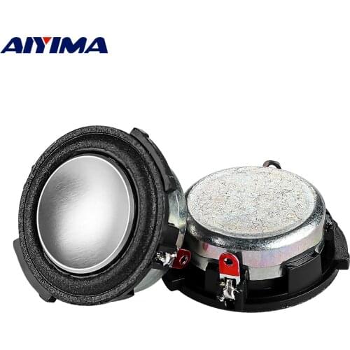 AIYIMA 2Pcs 1 Inch Full Range Audio Portable Speaker 4 Ohm 4W Woofer Loudspeaker Speaker Home Theater Sound System For HARMAN