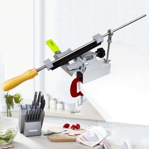 Professional Knife Sharpener System Pro Lansky Apex with Diamond stones Aluminum alloy Fixed-angle Sharpening Frame Set