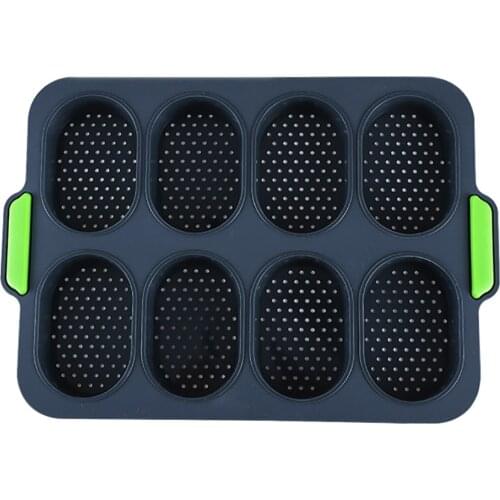 Silicone Cake Mold Baguette Baking Tray Bread Baking Mold Silicone DIY Non-Stick Bread Tray Baking Tool Kitchen Accessories