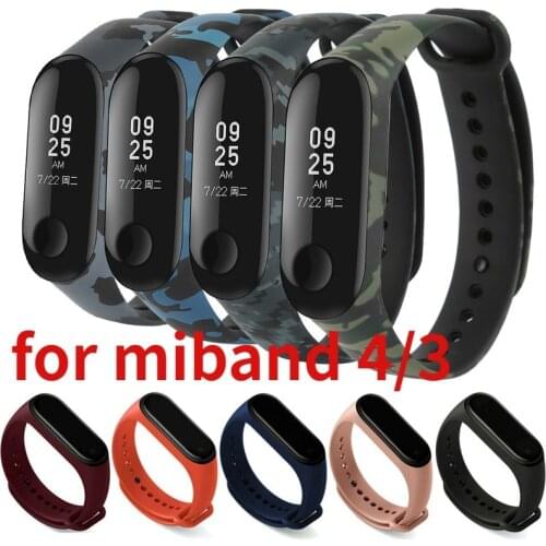 For Xiaomi Mi Band 4 3 Strap Replacement Wrist Straps Bracelets Silicone Watch Band for Xiaomi MI Band Wristband Strap