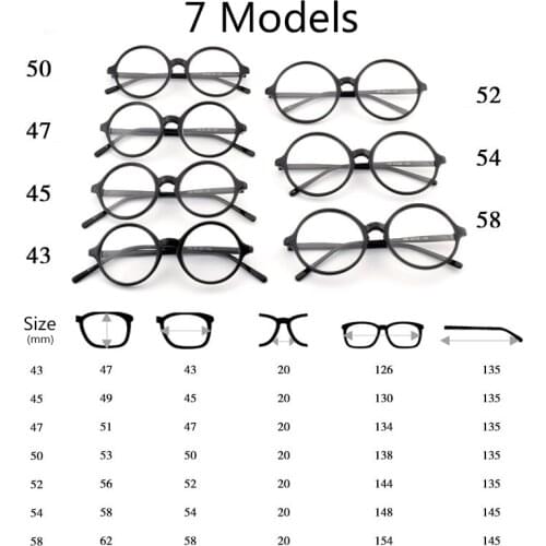 TR90 Transparent Round Glasses Men Women Vintage Retro Oversized Eyeglasses Optical Prescription Frame Clear Small Eyewear Gafas