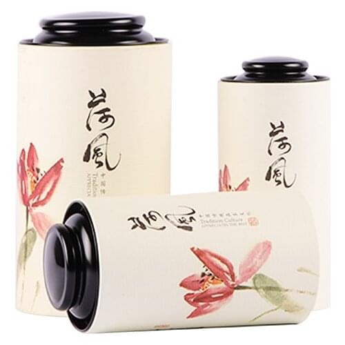 Xin Jia Yi Packaging Paper Box 2018 Fahsion Round Paper Tea Gift Paper Tube Metal Lid China Style Hot Sale Paper Boxes