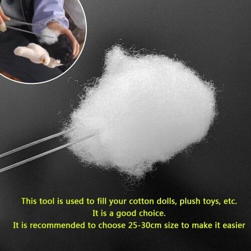 High-precision Stainless Steel Tweezers Tool Cotton Doll Filling Clip Lengthened Thickened Fish Tank Tweezers Gardening Tweezers